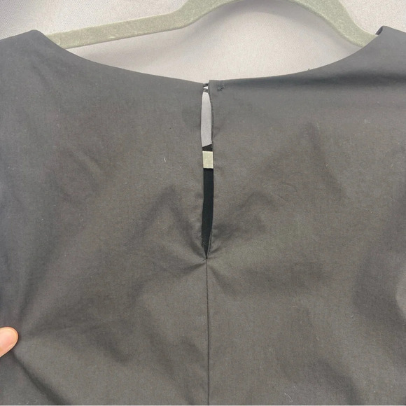 NWT Zara One Sleeve Black Crop Top Size Large - Picture 6 of 12